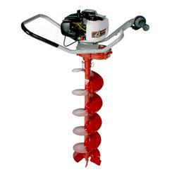 Using a one shop man auger